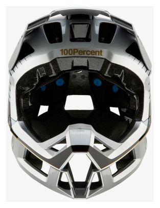 100% Trajecta Fidlock Ranelagh Silver Full Face Helmet