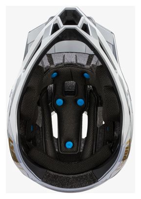 100% Trajecta Fidlock Ranelagh Silver Casco Integrale