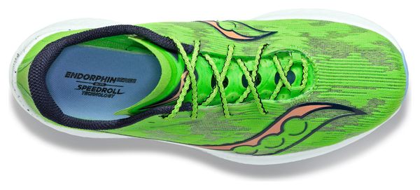 Chaussures de Running Saucony Endorphin Pro 3 Vert Blanc
