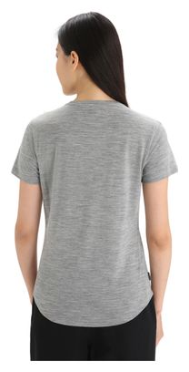 Icebreaker Sphere II Women's Merino Grey Short Sleeve T-Shirt