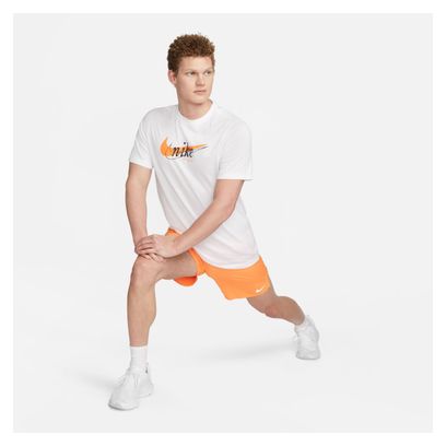 Nike Dri-Fit Heritage Short Sleeve Jersey White