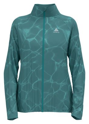 Odlo Zeroweight Print Women's Running Jacket Blau