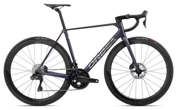 Vélo de Route Orbea Orca M20iLTD Shimano Ultegra Di2 12V 700 mm Bleu Violet Tanzanite Carbon Raw 2024