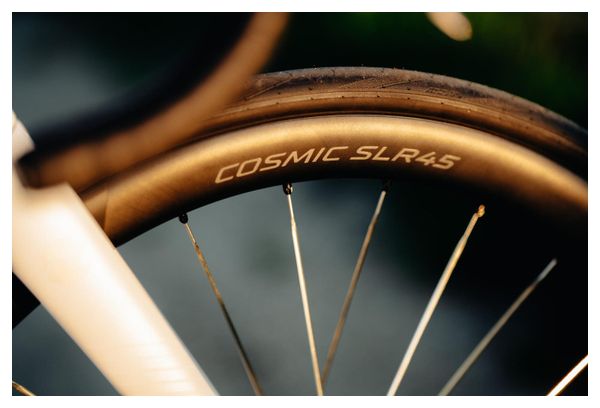 Paire de Roues Mavic Cosmic SLR 45 Disc 700mm | 12x100 - 12x142 mm | Centerlock | Argent