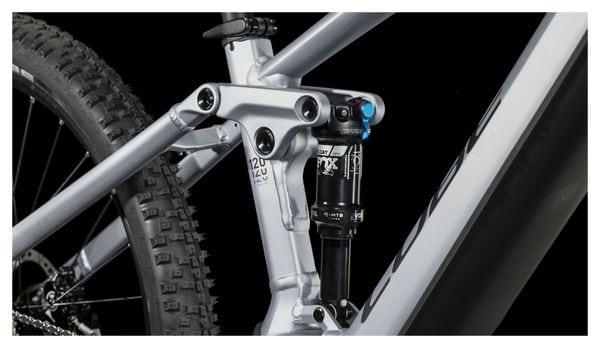 Cube Stereo Hybrid 120 Race 625 Electric Full Suspension MTB Shimano Deore/XT 12S 625 Wh 27.5'' Polar Silver 2023