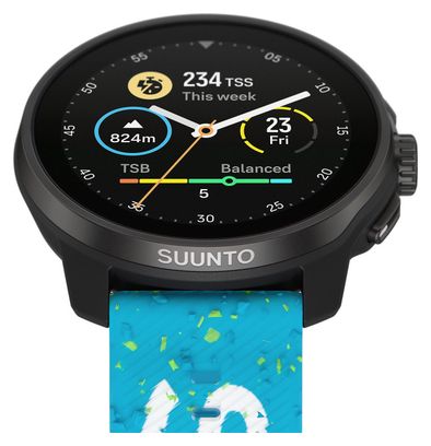 Montre GPS Suunto Race S Power Blue - Turquoise/Vert