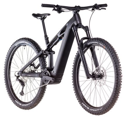 VTT Électrique Tout-Suspendu Cube Stereo Hybrid One44 HPC Race 800 Shimano Deore XT 12V 800 Wh 27.5'' Noir Blackline 2025