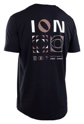 ION Seek Graphic Black Men's short sleeve MTB jersey