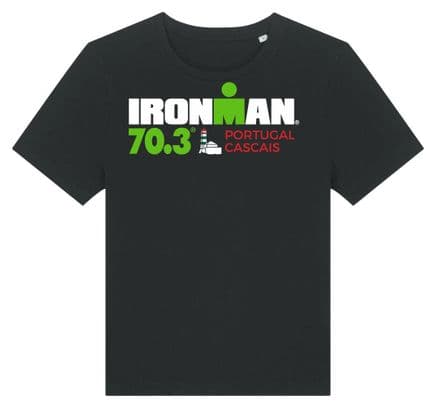 Ironman 70.3 Portugal-Cascais Kurzarm T-Shirt Schwarz Women