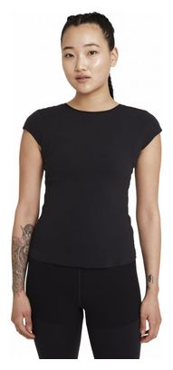 Nike Yoga Luxe Short Sleeve Jersey Black Women