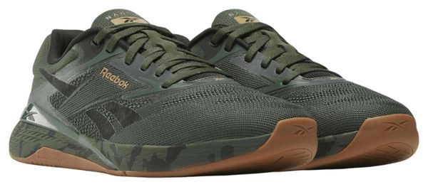 Zapatillas de entrenamiento Reebok Nano X5 caqui unisex