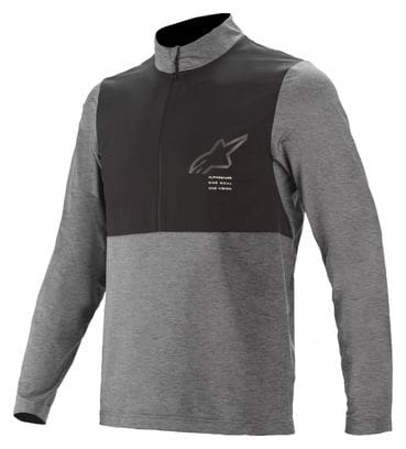 Maillot Alpinestars Nevada Manches Longues Gris / Noir 