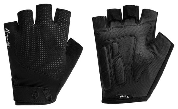 Gants Velo Rogelli Essential - Femme - Noir/Noir