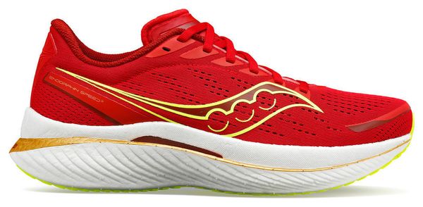 Saucony Endorphin Speed 3 Running Shoes Red Yellow