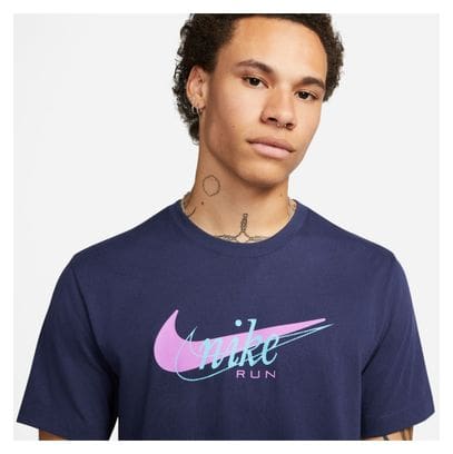 Nike Dri-Fit Heritage Kurzarmtrikot Blau