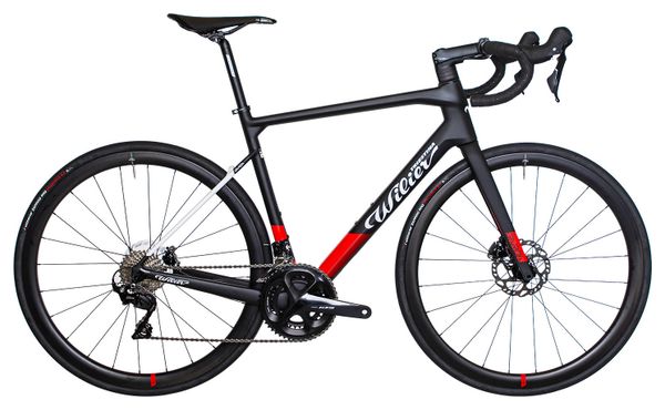 Vélo de Route Wilier Triestina Garda Disc Shimano 105 11V 700 mm Noir/Rouge 2023