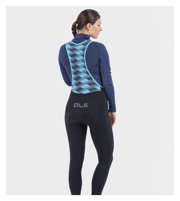 Culotte largo con tirantes para mujer Alé K-Atmo 2.0 Negro