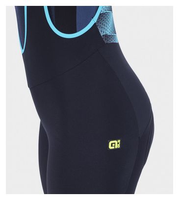 Culotte largo con tirantes para mujer Alé K-Atmo 2.0 Negro