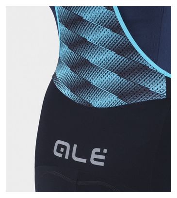 Culotte largo con tirantes para mujer Alé K-Atmo 2.0 Negro