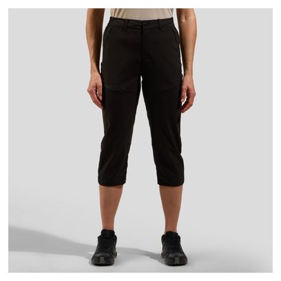 Odlo Damen 3/4 Ascent Light Wanderhose Schwarz