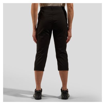 Odlo Damen 3/4 Ascent Light Wanderhose Schwarz