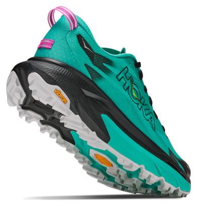 Hoka Mafate 5 Women's Trail Running Shoes - Green/Black