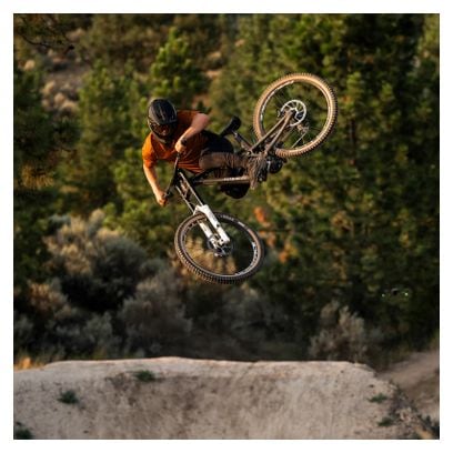 ION Scrub AMP BAT MTB jersey met korte mouwen Oranje Heren