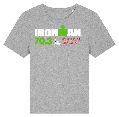 Dames Ironman 70.3 Portugal-Cascais Grijs Korte Mouw T-Shirt