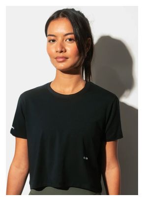 Crop Top Circle Smooth Operator Mujer Negro