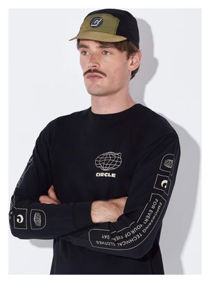 Circle Feel Good Pop Lange Mouw Jersey Zwart Unisex