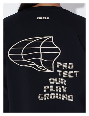 Circle Feel Good Pop Lange Mouw Jersey Zwart Unisex