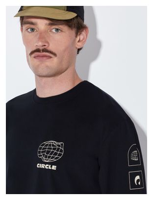 Circle Feel Good Pop Lange Mouw Jersey Zwart Unisex
