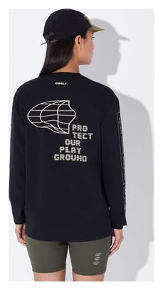 Circle Feel Good Pop Lange Mouw Jersey Zwart Unisex