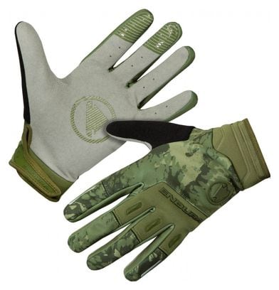 Winddichte Handschuhe SingleTrack Olivgrün