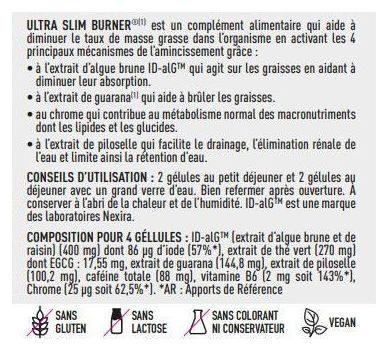 EAFIT Ultra Slim Burner 120 gélules