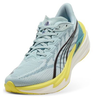 Zapatillas de running Puma Deviate Nitro 4 azul/amarillo para hombre