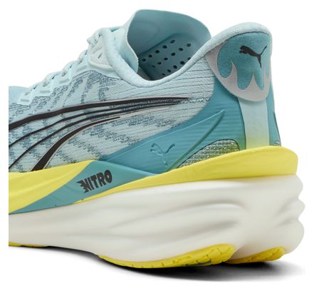 Zapatillas de running Puma Deviate Nitro 4 azul/amarillo para hombre