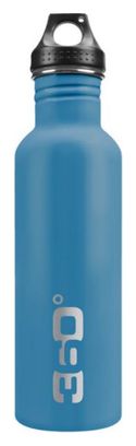Bottiglia per acqua isolata in acciaio inossidabile a 360 ° da 500 ml / blu