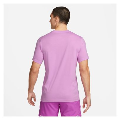 Maillot manches courtes Nike Dri-Fit Heritage Violet