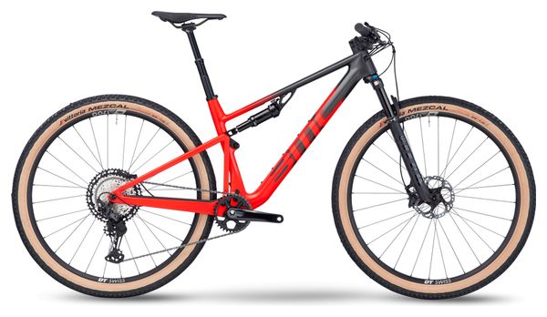 BMC Fourstroke Two Volledig geveerde MTB Shimano Deore XT 12S 29'' Carbon Grijs Rood 2023