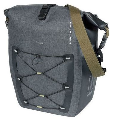 Basil Navigator Storm Mik Side Bicycle Sac - Sac à vélo sportif et fonctionnel - noir - 100% étanche