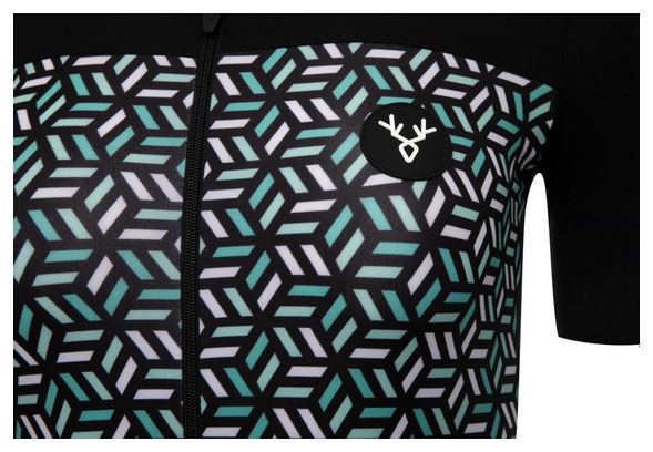LeBram Womens Iron Cross Celeste Black Short Sleeve Jersey Tailored Fit