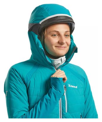 Chaqueta Montañismo Simond Sprint Hybrid Azul Mujer