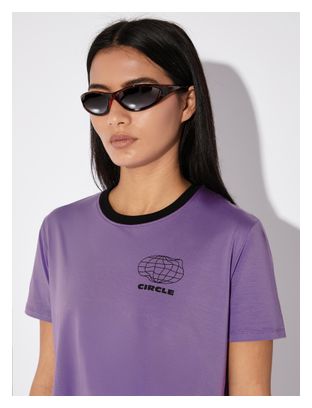 Crop-Top Circle Smooth Operator Violet Femme