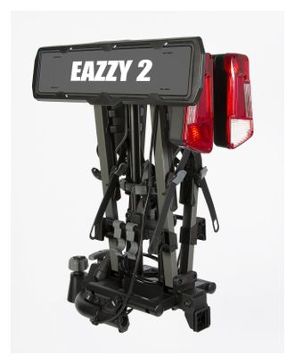 Buzz Rack Eazzy 2 Towbar Bike Rack 13 Pins - 2 Bikes Black 