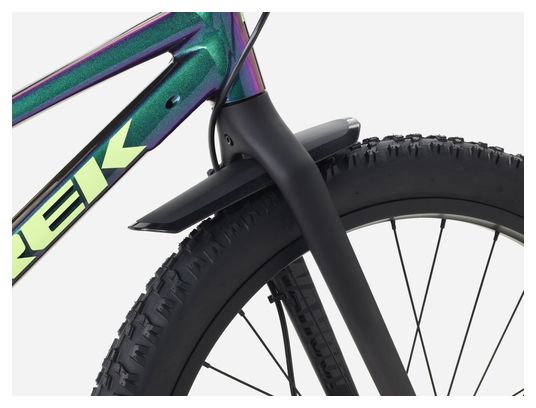 VTT Enfant Rigide Trek Wahoo 24 Trail Microshift 9V 24'' Irisé Vert 