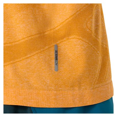 Asics Road Seamless Langarm-Shirt Orange für Herren