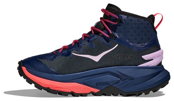 Zapatillas de senderismo Hoka Mafate Hike azul/rojo para mujer