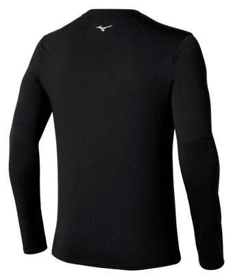 Maglia a maniche lunghe Mizuno Core Impulse Uomo Nero