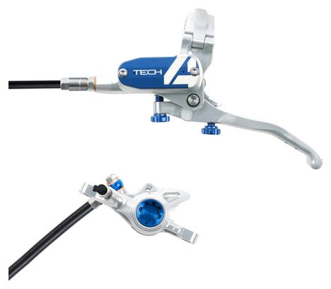 HOPE Frein Tech 4 X2 Argent/Bleu - Avant